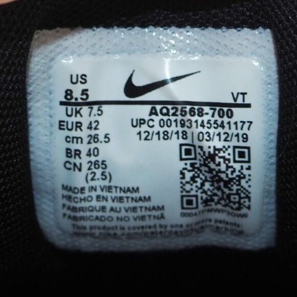 Nike Air Max 200 'Team Gold University Red' Sneakers AQ2568-700 Men's 8.5 - Picture 10 of 11